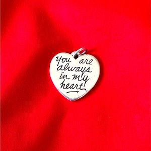 James Avery “You are always in my heart” Charm